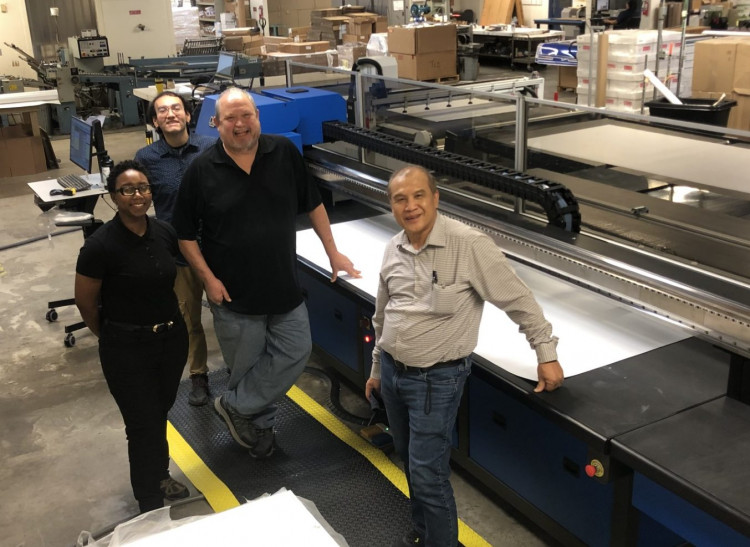 In-Plant Impressions | HISD - 1,000 Sings Made per Hour | Colex ...